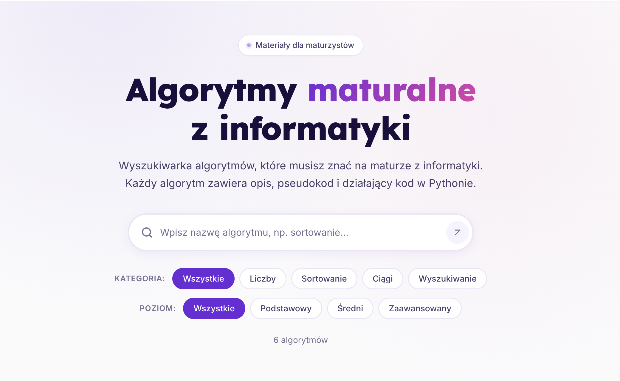 portal maturzysty z informatyki Korepetycje Informatyka