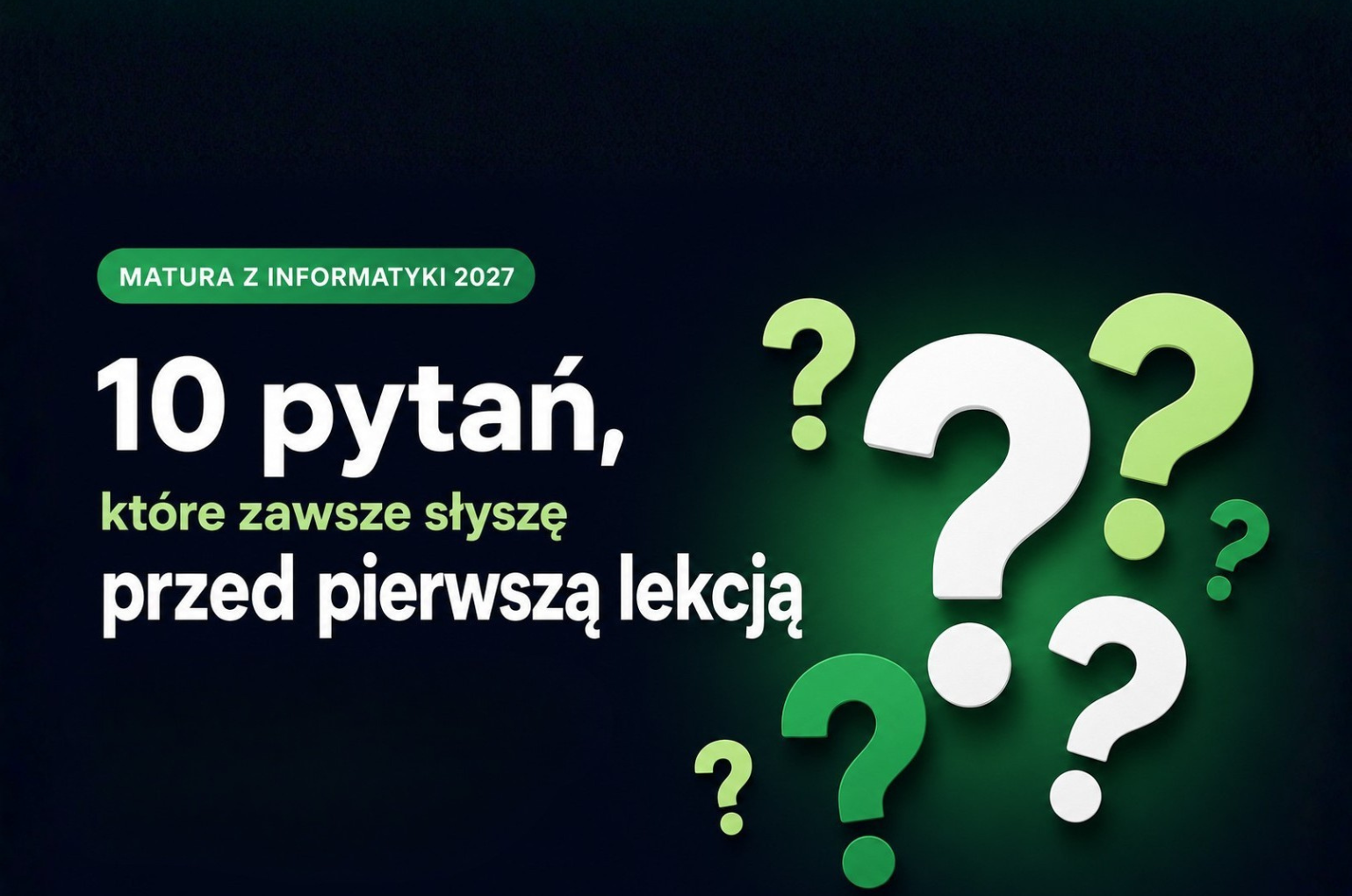10 pytań o korepetycje z informatyki - mini