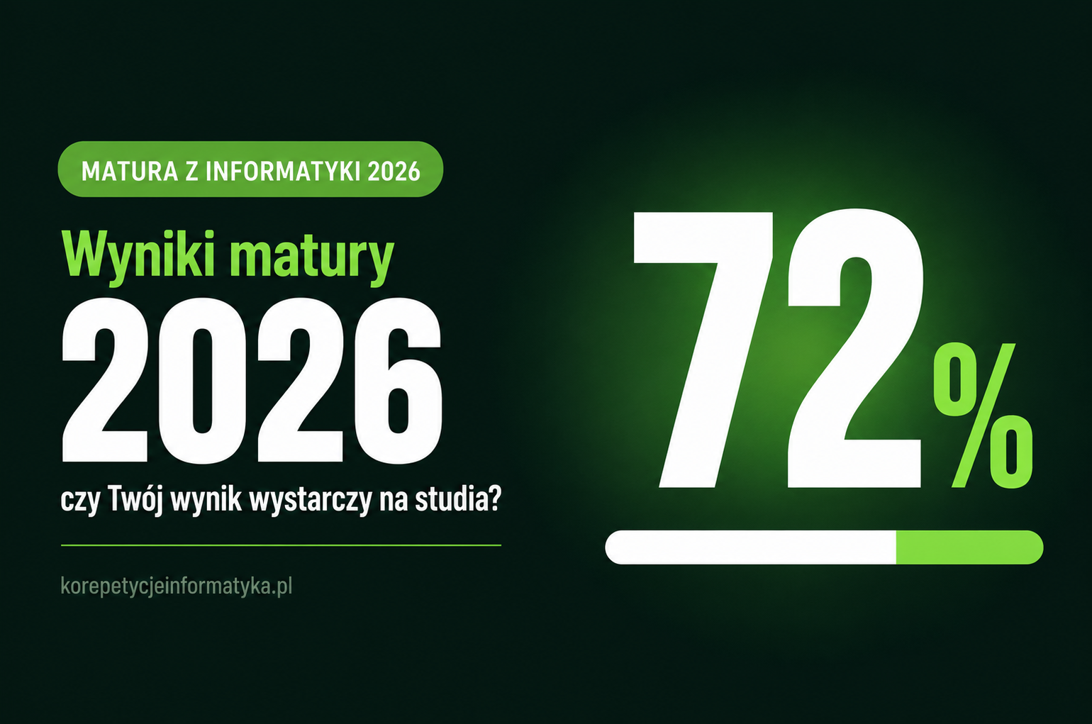 czy wynik matury wystarczy na studia?
