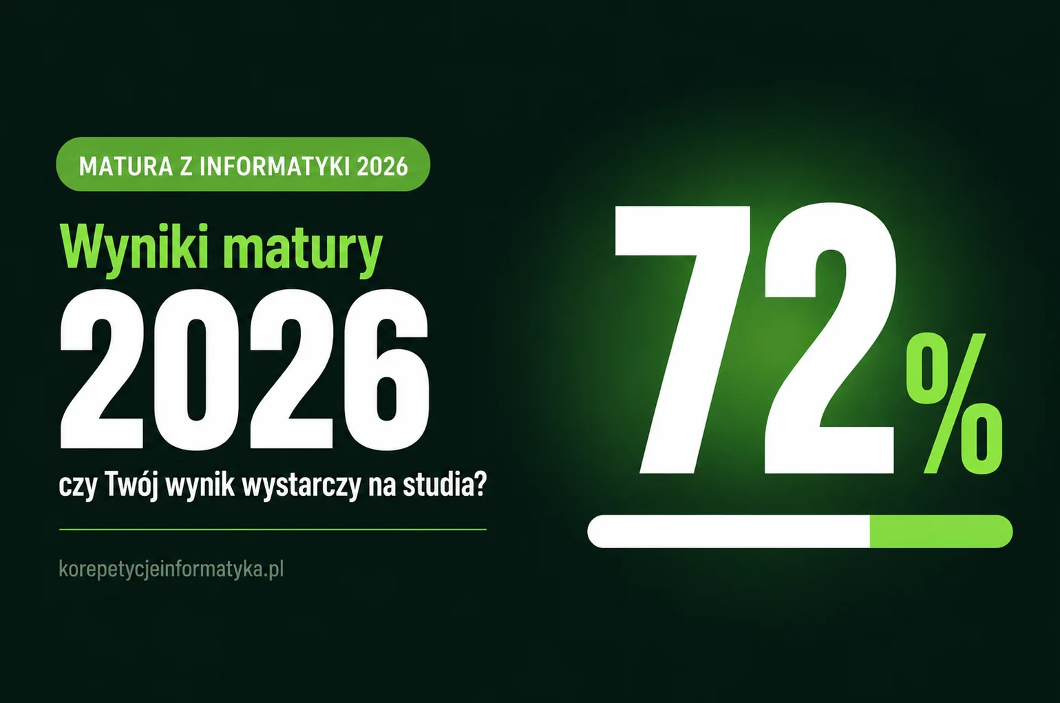 czy wynik matury wystarczy na studia?